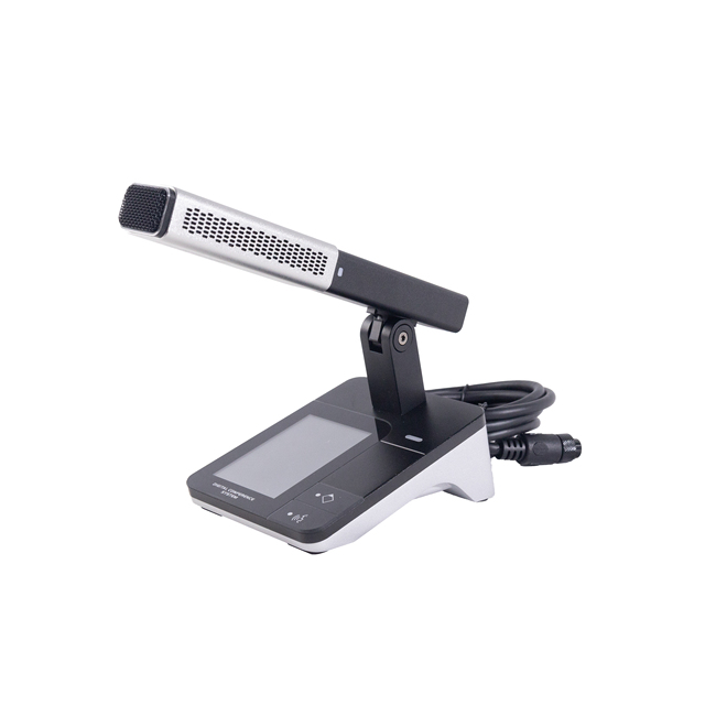 Conference Chairman Microphone DC24V Powered Touch Screen Discussion Mic Voting System for Conference Hall
