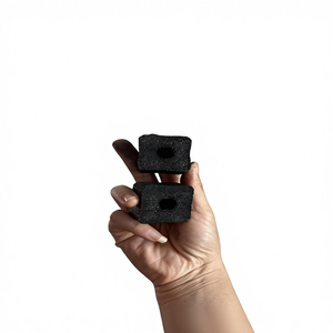Bamboo <strong>Nights</strong> Hardwood Square Black Charcoal <strong>Briquette</strong> Premium Quality BBQ Smoking Experience Shisha Hookah - Product Image 4