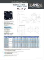 40x40x15mm DC Axiallüfter mit Hohem Statischem Druck 4015 Bürstenloser Axiallüfter für Mini-Projektor LED-Lampen-Kühlung