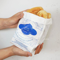 Sacs en papier kraft blanc et brun en gros pour boulangerie, sacs à nourriture, sacs à hamburgers, sacs à sandwichs, sacs à poulet rôti, sacs à déjeuner, sacs de livraison pour aliments