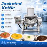 Marmite de cuisson inclinable en acier inoxydable certifiée CE, à chauffage au gaz, pour sucre, fromage, miel, sirop