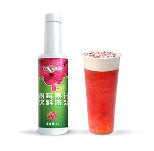 Yingdi Raspberry nước ép trái cây xi-rô hương vị uống & nước giải khát nước ép trái cây tập trung cho trà bong bóng cửa hàng nước trái cây đặc biệt