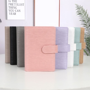 <span class=keywords><strong>Carpeta</strong></span> de Anillas A6 de Piel Saffiano Epi Personalizada de Hongbo, la Más Vendida, en 27 Colores, con 6 Anillas Doradas, para Regalo Escolar u Oficina - Product Image 1