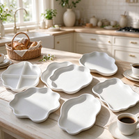 Moule en silicone en gros, moule DIY pour plateau de rangement en résine époxy et gypse, facile à démouler pour la décoration de table à la maison et les créations artisanales