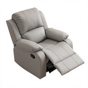 Sillón Reclinable Individual de Cuero de Lujo, Mueble Cómodo para Salón de Belleza y Sala de Estar - Product Image 6