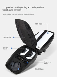 Nouvelle tendance <span class=keywords><strong>ps5</strong></span> console sac de rangement play station5 console de jeu organisateur étui rigide EVA <span class=keywords><strong>coque</strong></span> dure étui à bandoulière - Product Image 4