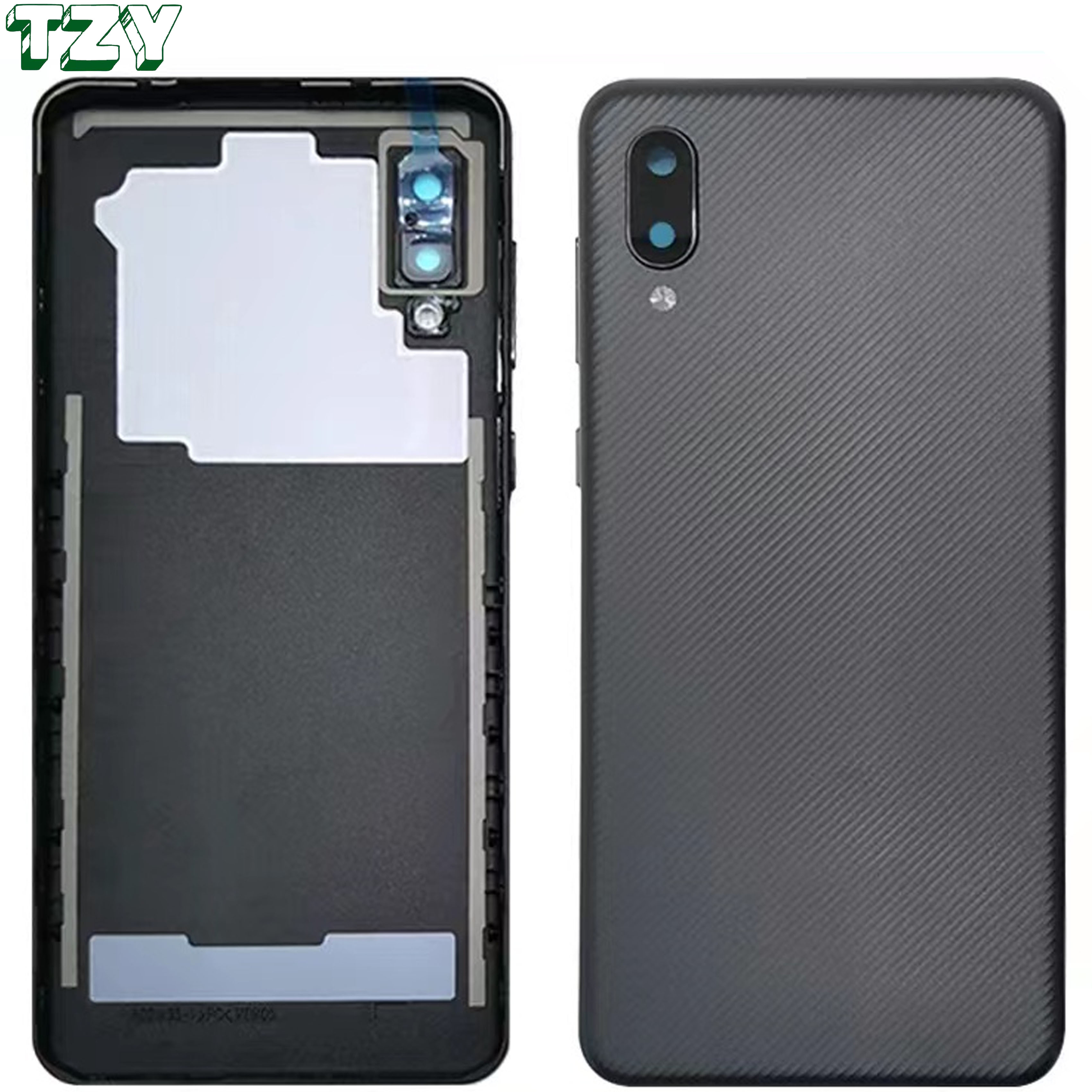 Крышка батарейного отсека мобильного телефона, задняя крышка корпуса для Samsung Galaxy A02 A022, задняя крышка батарейного отсека