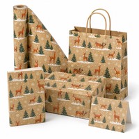 Papier d'emballage cadeau personnalisé en gros, rouleau de papier personnalisé, étiquette suspendue, boîte cadeau, sac en papier, carnet, accessoires variés, petit et grand MOQ