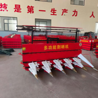 Offre Spéciale Mini Tracteur PTO Driven Farm Reaper Harvester Machine pour Maïs Riz Blé Luzerne Herbe Thé Feuille Maïs Récolte