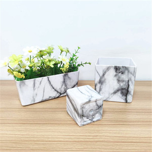 <span class=keywords><strong>Pot</strong></span> <span class=keywords><strong>de</strong></span> <span class=keywords><strong>fleur</strong></span> succulente en plastique, avec colonnes <span class=keywords><strong>de</strong></span> Simulation carrées, pour décoration d'intérieur, style nordique, petit <span class=keywords><strong>Pot</strong></span> <span class=keywords><strong>de</strong></span> marbre - Product Image 5