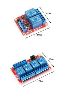 5V 1 <strong>2</strong> 4 8 Channel Relay Module 1 <strong>2</strong> 4 8 Way Road High and Low Level Trigger Relay Control with Optocoupler for <strong>Arduino</strong> - Product Image 5