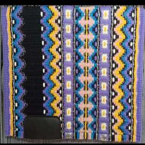 Handmade Customized Western <b>Show</b> Saddle Blanket New Zealand Wool Pads for <b>Jumping</b> Dressage Leather Shell for Western Riding Gel - Product Image 6