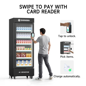 Máquina Expendedora Inteligente de Gabinete Abierto de 570L para Pequeños Negocios, para Venta de Snacks y Bebidas - Product Image 4