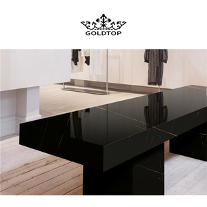 Goldtop đương đại 5048 Lauren Vàng loạt đánh bóng nhân tạo thạch anh comptoir <span class=keywords><strong>Bar</strong></span> Top Vanity/Vanity bảng Tops cho nhà bếp - Product Image 1