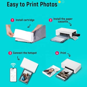 Novedades 2025 Mini stampante fotografica per piccole imprese idee per macchine da stampa Wifi per stampe d'arte - Product Image 5