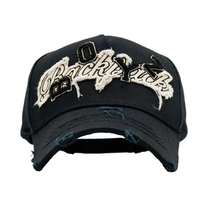 Hochwertige Designer-Wildlederhüte mit Breiter Krempe, Maßgefertigte Baseballkappe mit Strass-Stickerei und Sportlichem Buchstabenmuster - Product Image 2
