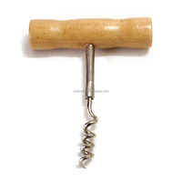 Ouvre-tire-bouchon de bouteille de vin de sécurité alimentaire classique avec manche en bois anti-moisissure pour la maison intérieure