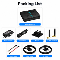 Mini PC RTX 4070 12G de Formato Pequeño, Intel I9-14900F, DDR5, con 4 Ventiladores para Edición de Video, Estudios y Equipos