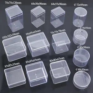 SUNSHING – boîte rectangulaire transparente en plastique, boîte de rangement pour cadeau de mariage, boîte transparente en acrylique avec couvercle pour bonbons