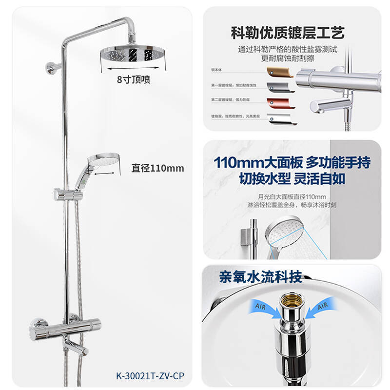 dome spray with three water outlets, lower water outlet foldable