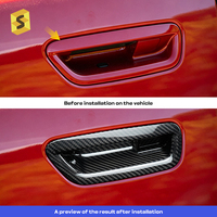 Cadre de poignée de porte extérieure en fibre de carbone pour Dodge Charger 2024-2026, modèle deux portes, accessoires extérieurs de voiture