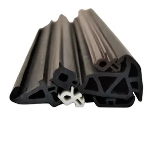 Tira de sellado de PVC impermeable de alta temperatura EPDM NBR FKM tiras de perfiles de sellado de goma de silicona para ventana de puerta de coche