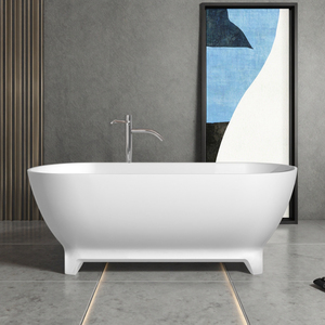<span class=keywords><strong>Bañera</strong></span> independiente de lujo OEM <span class=keywords><strong>con</strong></span> <span class=keywords><strong>patas</strong></span> Función de remojo <span class=keywords><strong>para</strong></span> uso en baños interiores apartamentos hoteles proyectos comerciales - Product Image 1