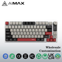 Teclado Mecánico Inalámbrico Tri-Modo 2.4G/USB/BT, Intercambiable en Caliente, con Gasket, para Juegos, RGB, Teclas con Impresión Lateral, Programable, 79 Teclas