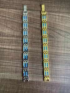 Joyería de Acero Inoxidable Chapada en Plata/Oro de Alta Calidad, Estilo Clásico Cristiano, Terapia Magnética Manual, <span class=keywords><strong>para</strong></span> Regalo Unisex - Product Image 5