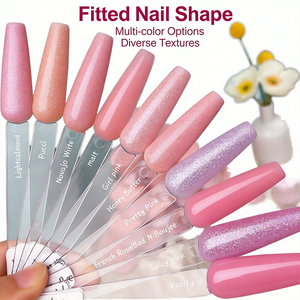 Polvere Acrilica <span class=keywords><strong>Rosa</strong></span> Personalizzata OEM con Effetto Specchio e Coperchio a Forma di Farfalla - Product Image 2