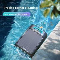 Robot Pembersih Kolam Renang Aiper Surfer S2 Solar Skimmer untuk Pengumpulan Sampah di Kolam Ikan