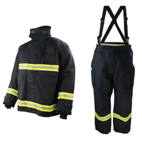 Vente en gros uniforme de travail personnalisé de haute qualité résistant aux flammes combinaison Nomex de lutte contre les incendies combinaison de pompier