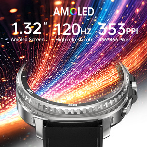 [Source d'approvisionnement directe] Montre connectée SU02 avec <span class=keywords><strong>lunette</strong></span> rotative AMOLED, étanche pour la natation, podomètre, surveillance de la fréquence cardiaque - Product Image 3