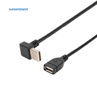 Imprimante d'ordinateur OEM sur prise USB Type B, 5 broches, avec trous de vis, câble de montage sur panneau femelle 2.54