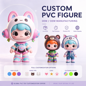 Fabrication de jouets en PVC DIY, figurines d'action créatives, culturelles, de collection, personnalisées, design 2D 3D, dessins animés adorables - Product Image 1