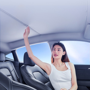 <span class=keywords><strong>Tesla</strong></span> <span class=keywords><strong>Model</strong></span> <span class=keywords><strong>3</strong></span> <span class=keywords><strong>Toit</strong></span> ouvrant en verre Pare-soleil <span class=keywords><strong>de</strong></span> <span class=keywords><strong>toit</strong></span> isolé télescopique Modèle Y Panneau <span class=keywords><strong>de</strong></span> protection solaire - Product Image 6