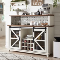 Buffet en verre de style américain moderne et minimaliste avec porte coulissante en fer grillagé, meuble de rangement sur pied pour restaurant