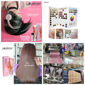 Crema Colorante Permanente Rapida per <span class=keywords><strong>Capelli</strong></span> con Formula Naturale alla Cheratina per Uso Domestico, Adatta a Tutti i Tipi di <span class=keywords><strong>Capelli</strong></span>, Ingrosso OEM - Product Image 2