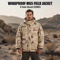 Veste de terrain Desert ECWCS coupe-vent M65 respirante en tissu Rip-Stop 100% coton ACU BDU Casual OEM