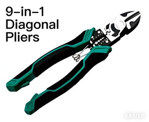 Multi-Function Industrial <strong>Long</strong> <strong>Nose</strong> Diagonal Cutting Pliers Chrome Vanadium Steel Soft Grip Plastic Red Black DIY Factory - Product Image 6