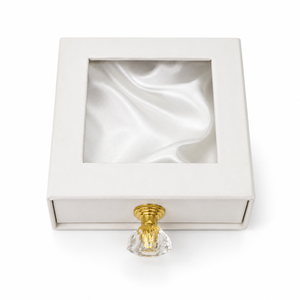 Eco-friendly Bulk Stock Blank Window <b>Square</b> Drawer Paper Box Drawstring Closure Bespoke Embossed Logo <b>Square</b> for Cross Border - Product Image 3