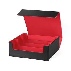Estuche de Lujo para Cartas Coleccionables de Cuero PU, Gran Capacidad para Más de 1800 Cartas, Almacenamiento para Mazos Commander, Porta Cartas Personalizado con Bloqueo RFID - Product Image 1