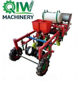 Semoir multifonctionnel manuel QW pour l'agriculture, 2 rangs, pour arachides, maïs, haricots, avec fonction de paillage, pulvérisation et fertilisation - Product Image 1