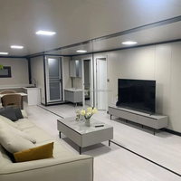 Maisons préfabriquées extensibles en conteneur d'acier de 20 pieds bon marché Mini hôtel pliable Maisons préfabriquées de 2 à 3 chambres à coucher pour ferme