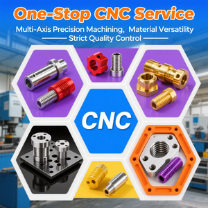 Services de fabrication d'usine de pièces en aluminium usinées CNC personnalisées pour acier inoxydable en laiton spécialisé fil EDM fraisage tournage - Product Image 2