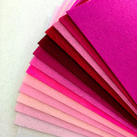 Tissu non tissé respirant aiguilleté 1-5 mm, feutre coloré écologique pour tapis de mariage rouge, feutre pour l'industrie et sacs faits main
