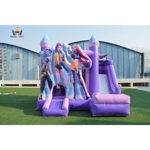 Castello Gonfiabile Commerciale K-POP Demon Girly con Scivolo Combo per Noleggio - Product Image 1