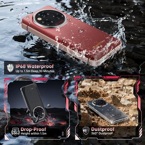 Tout Nouveau Téléphone Portable Robuste Original OUKITEL WP210 5G 8800mAh 45W Dimensity 8200 12GB+<span class=keywords><strong>512GB</strong></span> Android 15 - Product Image 4