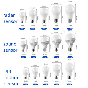 110V 220V 27 27 22 22 3W 5W 7 9 9W OUND nduction ensensor Mart oooo - Product Image 3