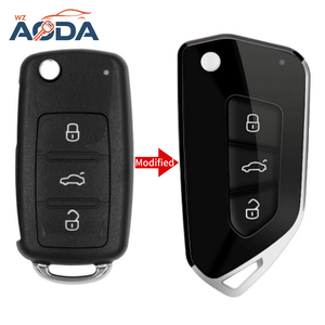 Coque de remplacement pour clé de voiture intelligente à 3 boutons, pour VW - Product Image 1
